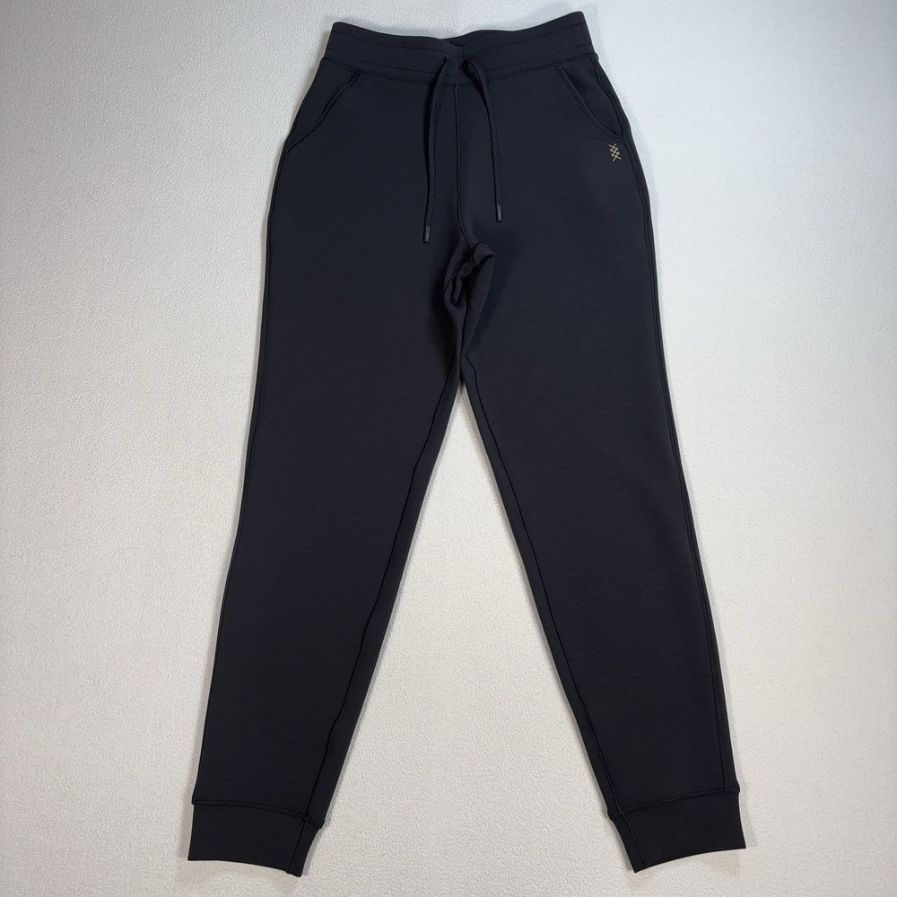 Rhone DreamGlow Jogger Pants Women's XS Black Drawstring Soft Stretch Sweatpants